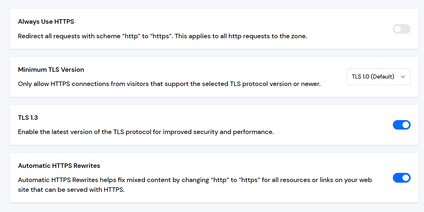 Application - Cloudflare